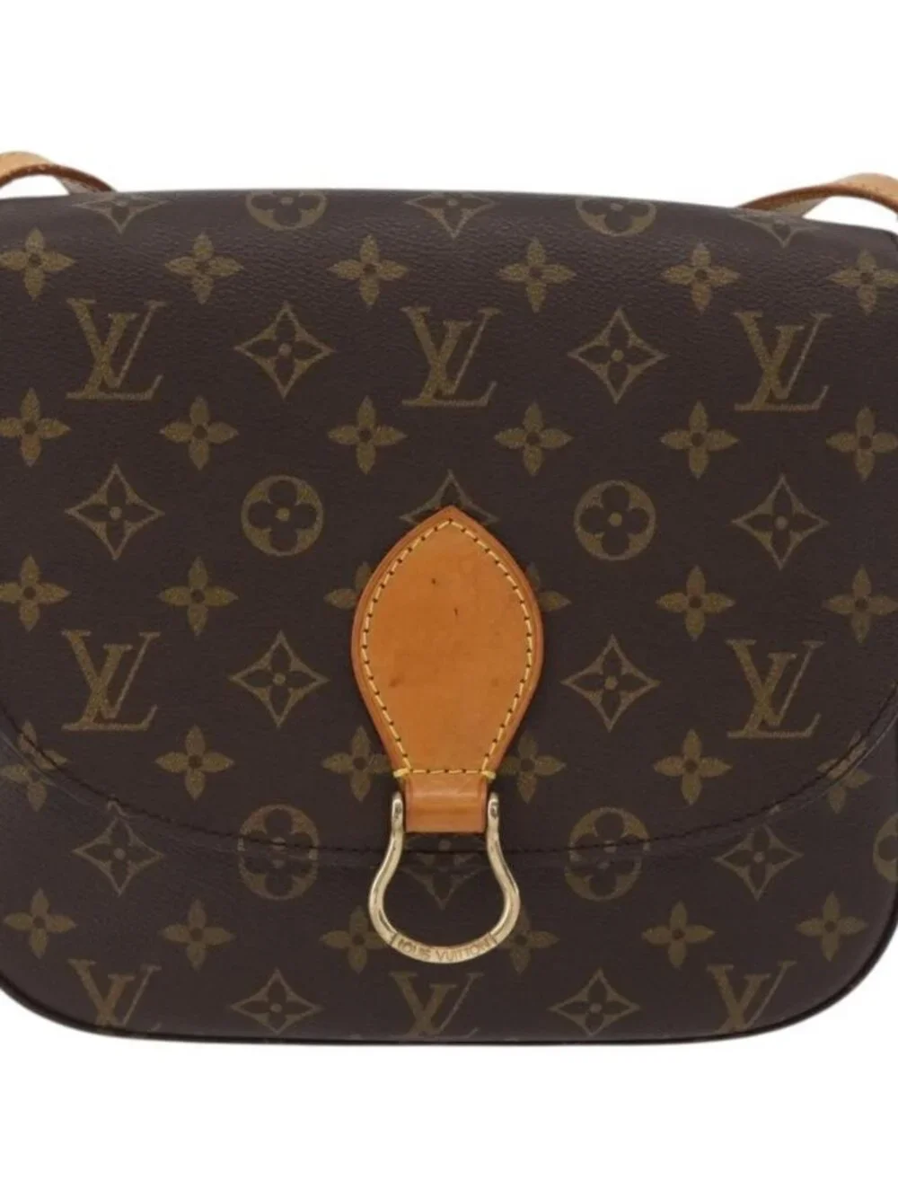 LOUIS VUITTON Monogram Saint Cloud GM Shoulder Bag M51242 LV Auth ki6481